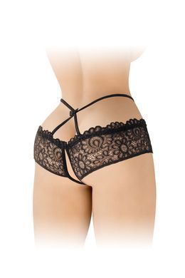 Трусики з відкритим доступом Fashion Secret Celia Black, лямки на талії SX2612 фото