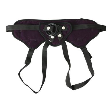 Трусы для страпона Sportsheets - Lush Strap On Purple, широкий бархатистый пояс, очень комфортные SO2173 фото