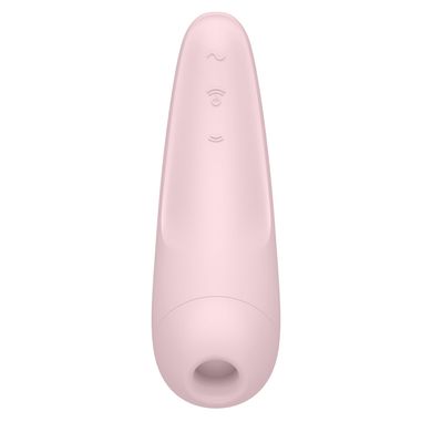 Вакуумний кліторальний стимулятор Satisfyer Curvy 2+ Pink з керуванням через інтернет SO3782 фото