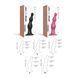 Насадка для страпона Strap-On-Me Dildo Plug Beads Black XXL SO8989 фото 3