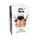 Кожаный пояс с наручниками Art of Sex - Kasta, Черный XS-M SO8296 фото 3