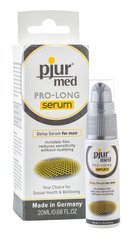 Пролонгувальний гель pjur MED Prolong Serum 20 мл, створює невидиму плівку, що знижує чутливість