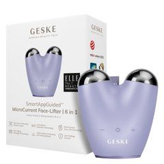 Мікрострумовий підтягувач обличчя GESKE MicroCurrent Face-Lifter 6в1 purple