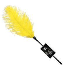 Щекоталка со страусиным пером Art of Sex - Feather Tickler, цвет Желтый SO7136 фото
