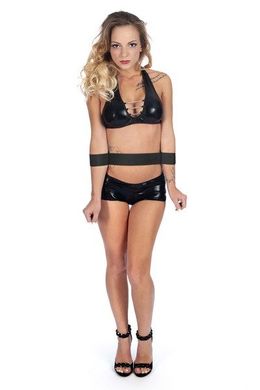 Фиксатор для талии и рук Fetish Tentation Waist and Wrist Straps с маской на глаза SO3737 фото