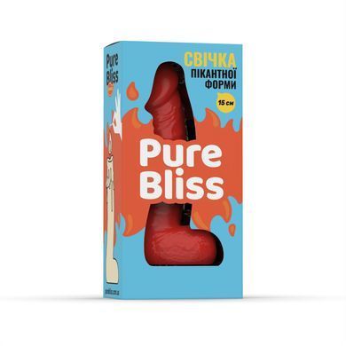 Свеча в виде члена Pure Bliss MINI Red 15 см SX1646 фото