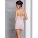 Сорочка з вирізами на грудях, стрінги Passion LOVELIA CHEMISE S/M, white SO4763 фото 4
