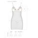 Сорочка з вирізами на грудях, стрінги Passion LOVELIA CHEMISE S/M, white SO4763 фото 7