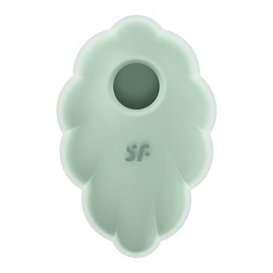 Вакуумний стимулятор з вібрацією Satisfyer Cloud Dancer Mint SO8973 фото