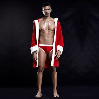 Мужской эротический костюм &ldquo;Обольстительный Санта&rdquo; One Size Red SO4977 фото