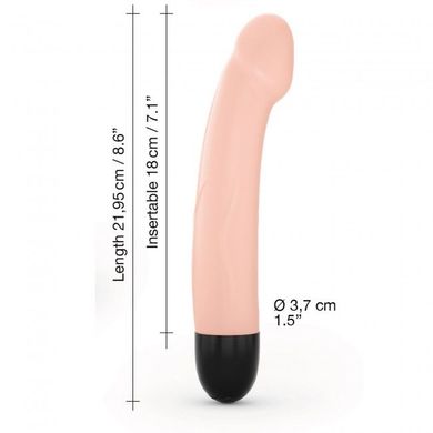 Вибратор Dorcel Real Vibration M Flesh 2.0, диам 3,7см, перезаряжаемый, для точки G SO3819 фото