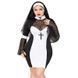 Эротический костюм монашки JSY &laquo;Грешница Лола&raquo; Plus Size Black, платье, крест, апостольник SO8359 фото 1