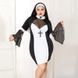 Эротический костюм монашки JSY &laquo;Грешница Лола&raquo; Plus Size Black, платье, крест, апостольник SO8359 фото 5