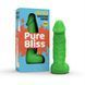 Свічка у вигляді члена Pure Bliss MINI Green 15 см SX1648 фото 5