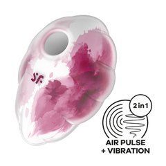 Вакуумный стимулятор с вибрацией Satisfyer Cloud Dancer Red SO8975 фото