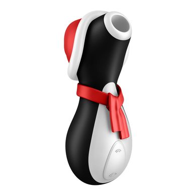 Вакуумный клиторальный стимулятор Satisfyer Penguin Holiday Edition, в шапочке и шарфе SO8777 фото