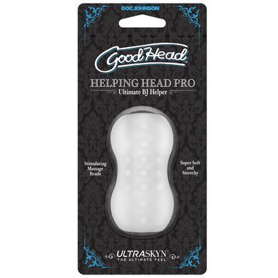 Мастурбатор Doc Johnson GoodHead &ndash; Helping Head Pro &ndash; Frost SO6069 фото