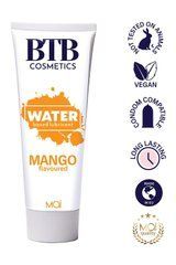 Змазка на водній основі BTB FLAVORED MANGO з ароматом манго (100 мл) SO7535 фото