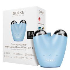 Мікрострумовий підтягувач обличчя GESKE MicroCurrent Face-Lifter 6в1 aquamarine