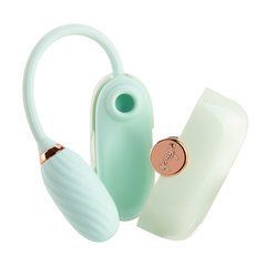 Вакуумный клиторальный стимулятор Otouch Louis Vibrate Teal с вибрацией SO9429 фото