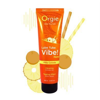 Вибролубрикант Orgie Lube Tube Vibe! Pina Colada 100 мл SX3135 фото