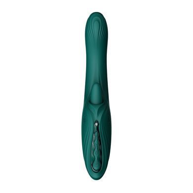 Смарт-вибратор Zalo Ares Turquoise Green, подогрев, 3 мотора, язычок для клитора, стимуляция точки G SX2693 фото