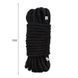 Веревка для BDSM MAI Bondage Rope Black, длина 10 м, диаметр 6,5 мм, полиэстер SO6573 фото 2