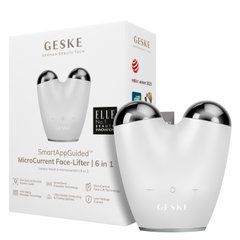 Мікрострумовий підтягувач обличчя GESKE MicroCurrent Face-Lifter 6в1 white