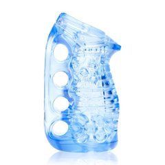 Мастурбатор Fleshlight Fleshskins Grip Blue Ice, надійна фіксація на руці, відмінно для пар та мінет F16623 фото