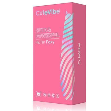 Вакуумный стимулятор с вибрацией CuteVibe Foxy Pink SO7033 фото
