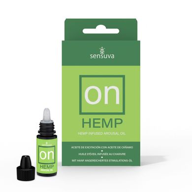 Збуджувальні краплі для клітора Sensuva - ON for Her Hemp Infused Arousal Oil (5 мл) з олією конопел SO3178 фото