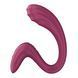 Вагинально-клиторальный вибратор Satisfyer G for Goddess 3 Wine Red, 2 мотора SX3831 фото 1