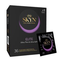 Безлатексні преміум-презервативи SKYN Elite 36 шт, ультратонкі SX2407 фото