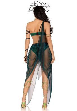 Еротичний костюм Медузи Горгони Leg Avenue Medusa Costume XS, топ, спідниця, нарукавники, прикраси SO9211 фото