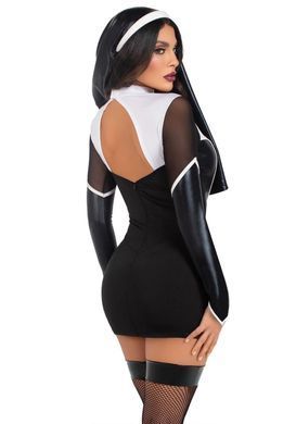 Костюм черниці Leg Avenue Holy Hottie Dress XS SX2792 фото
