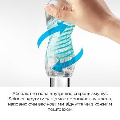 Мастурбатор Tenga Spinner 02 Hexa с упругой стимулирующей спиралью внутри, стандартная спираль SO2747 фото