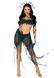 Еротичний костюм Медузи Горгони Leg Avenue Medusa Costume XS, топ, спідниця, нарукавники, прикраси SO9211 фото 4