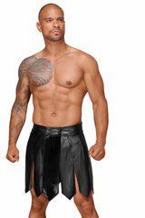 Мужская юбка гладиатора Noir Handmade H053 Eco leather men's gladiator skirt, M, экокожа SX0072 фото