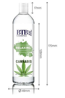 Змазка на гібридній основі BTB Relaxing Lubricant Cannabis (250 мл) SO7538 фото