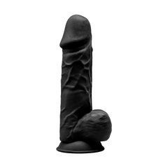 Фаллоимитатор SilexD Norman Black (MODEL 4 size 8.5in), двухслойный, силикон+Silexpan, диаметр 5см SO9922 фото