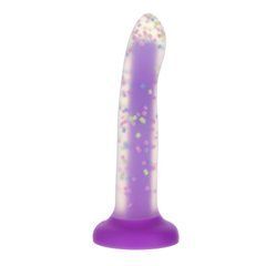 Светящийся в темноте фаллоимитатор ADDICTION Rave 8&Prime; Glow in the Dark Dildo Purple Confetti , 20,3 см SX1301 фото