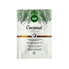 Пробник доглядального лубриканта Intt Coconut з кокосовою олією на водній основі (2 мл) SX2809 фото