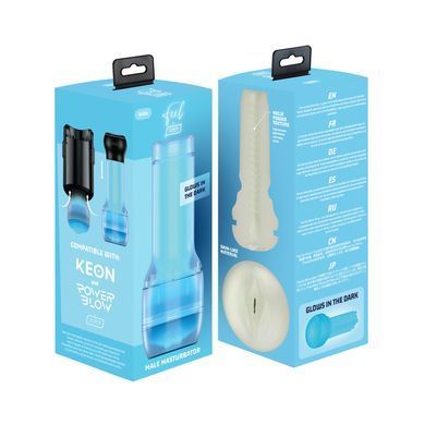 Мастурбатор Kiiroo Feel Glow PBC, совместим с PowerBlow, Control и Keon, светится в темноте SX1226 фото