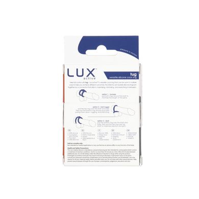 Двойное эрекционное кольцо LUX Active – Tug – Versatile Silicone Cock Ring SO5574 фото