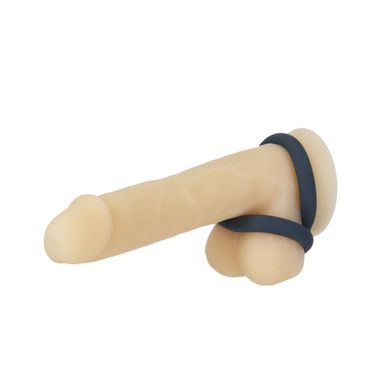 Двойное эрекционное кольцо LUX Active – Tug – Versatile Silicone Cock Ring SO5574 фото