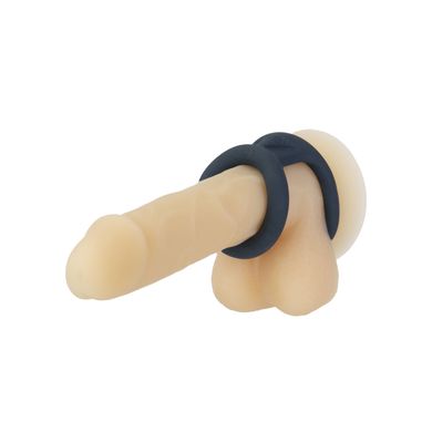 Двойное эрекционное кольцо LUX Active – Tug – Versatile Silicone Cock Ring SO5574 фото