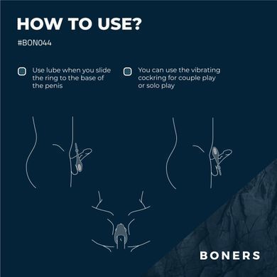 Эрекционное кольцо Boners Adjustable Cockring SX3054 фото