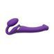 Безремневой страпон с вибрацией Strap-On-Me Vibrating Violet M диаметр 3,3см, пульт ДУ, регулируемый SO3825 фото 5