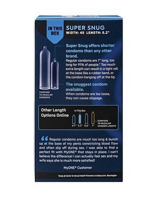 Презервативы MyONE Super Snug 10 шт, картонная коробка SX1250 фото