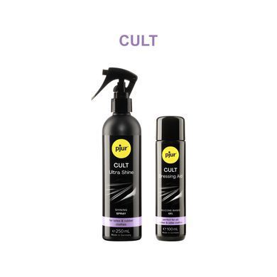 Смазка для латекса и резины pjur Cult 100 мл, для облегчения надевания фетиш-нарядов на тело PJ10250 фото
